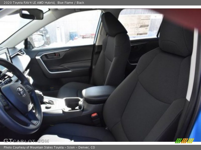 Blue Flame / Black 2020 Toyota RAV4 LE AWD Hybrid