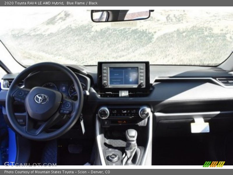 Blue Flame / Black 2020 Toyota RAV4 LE AWD Hybrid