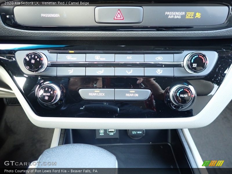 Controls of 2020 Sedona LX