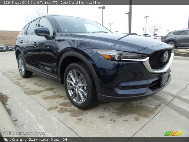 Deep Crystal Blue Mica / Black 2020 Mazda CX-5 Grand Touring AWD