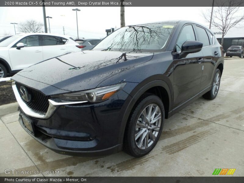 Deep Crystal Blue Mica / Black 2020 Mazda CX-5 Grand Touring AWD