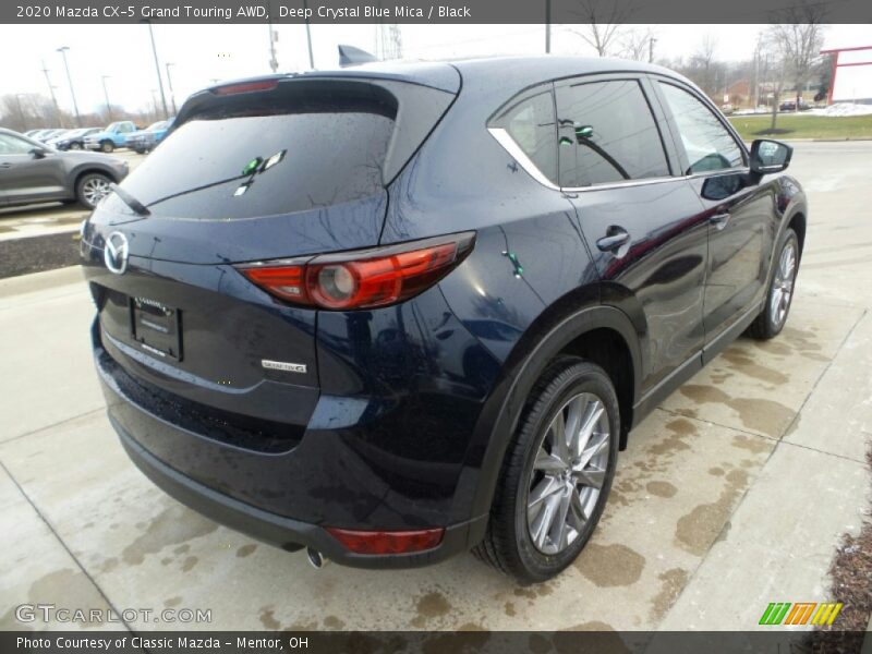 Deep Crystal Blue Mica / Black 2020 Mazda CX-5 Grand Touring AWD