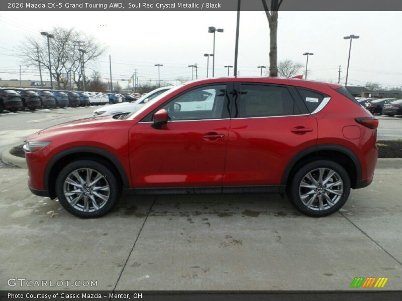 Soul Red Crystal Metallic / Black 2020 Mazda CX-5 Grand Touring AWD