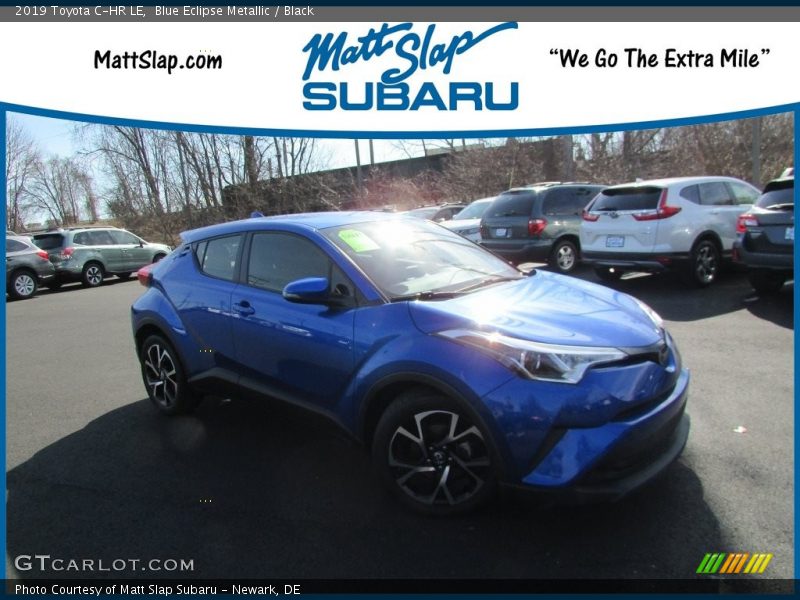 Blue Eclipse Metallic / Black 2019 Toyota C-HR LE