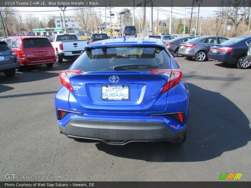 Blue Eclipse Metallic / Black 2019 Toyota C-HR LE