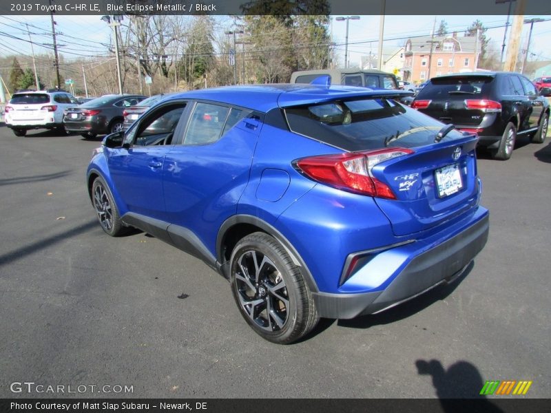 Blue Eclipse Metallic / Black 2019 Toyota C-HR LE