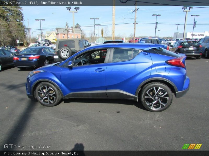 Blue Eclipse Metallic / Black 2019 Toyota C-HR LE