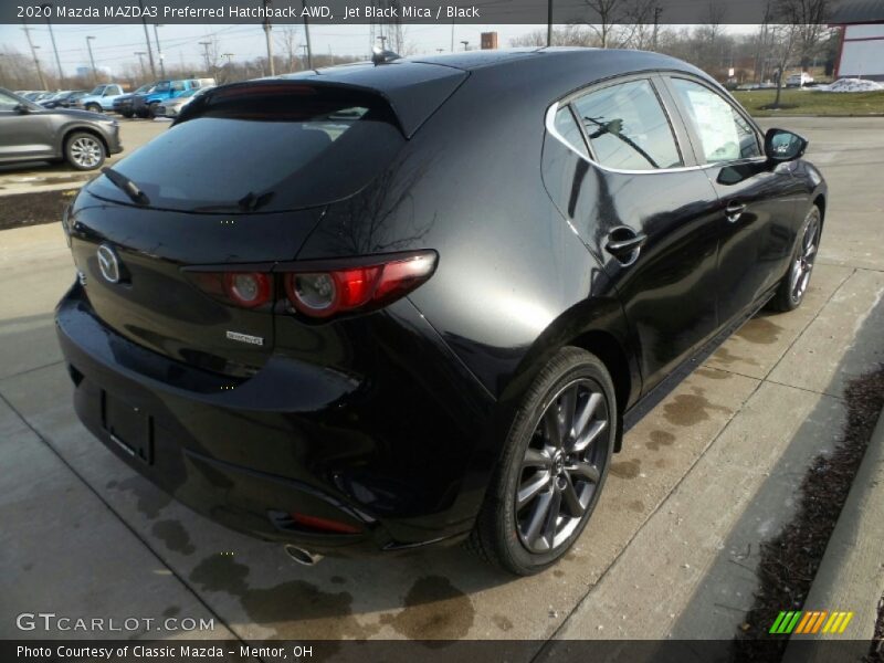 Jet Black Mica / Black 2020 Mazda MAZDA3 Preferred Hatchback AWD