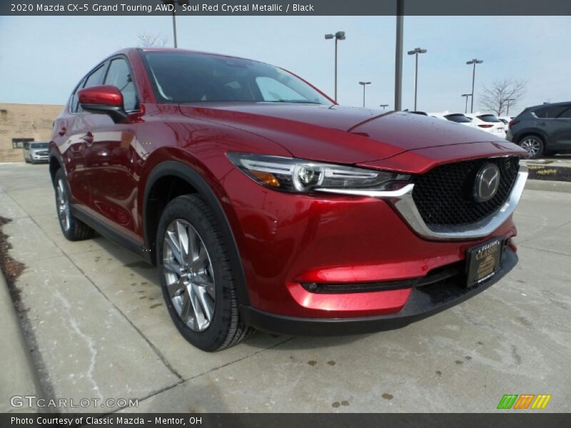 Soul Red Crystal Metallic / Black 2020 Mazda CX-5 Grand Touring AWD