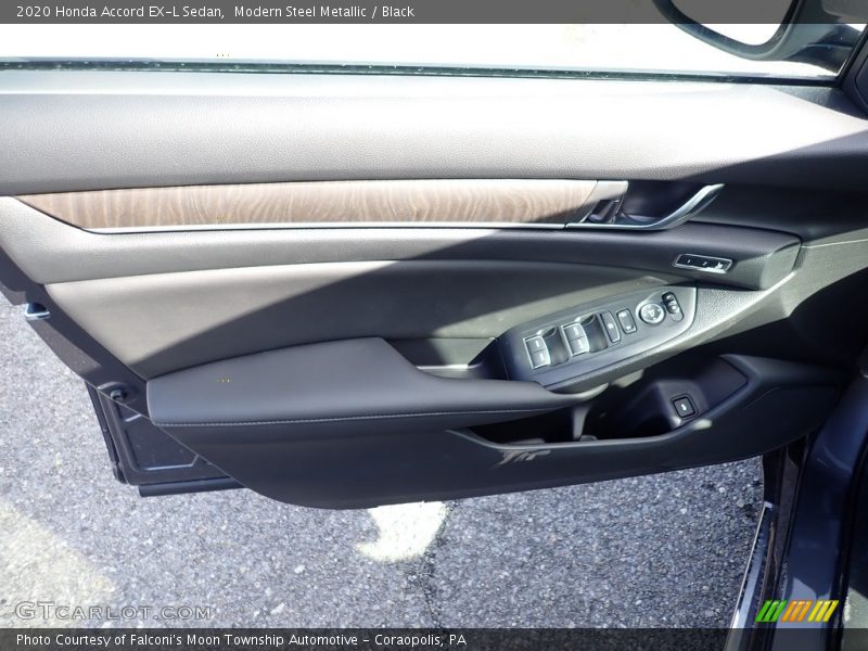 Modern Steel Metallic / Black 2020 Honda Accord EX-L Sedan