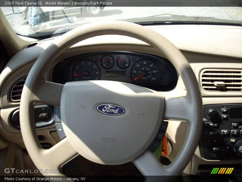 Merlot Metallic / Medium/Dark Pebble 2007 Ford Taurus SE