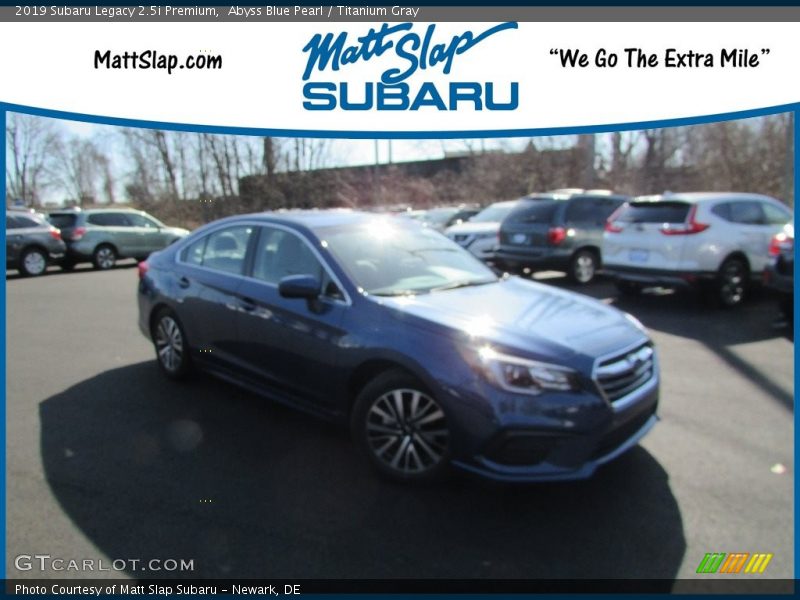 Abyss Blue Pearl / Titanium Gray 2019 Subaru Legacy 2.5i Premium