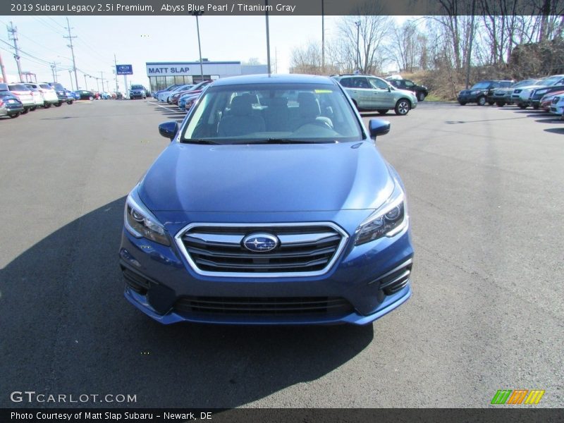 Abyss Blue Pearl / Titanium Gray 2019 Subaru Legacy 2.5i Premium