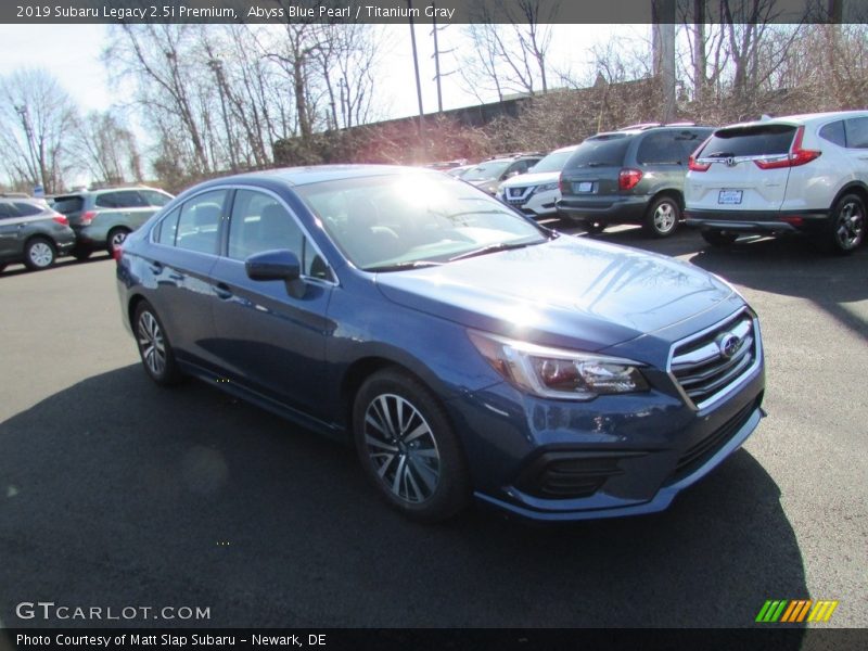 Abyss Blue Pearl / Titanium Gray 2019 Subaru Legacy 2.5i Premium