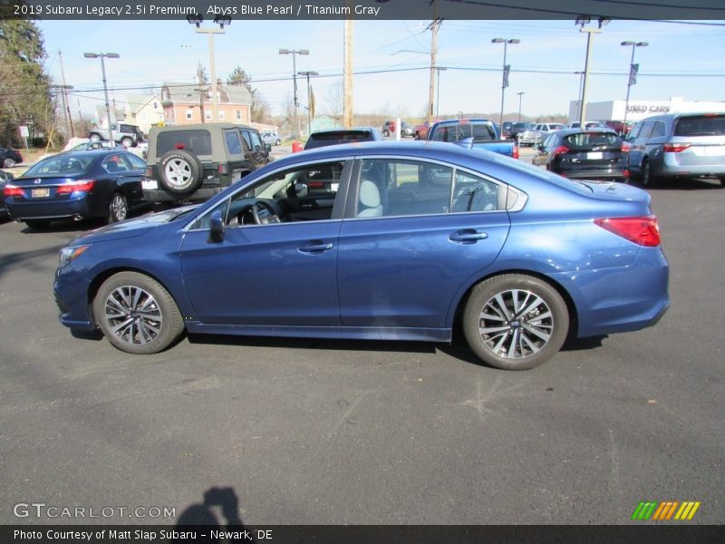 Abyss Blue Pearl / Titanium Gray 2019 Subaru Legacy 2.5i Premium