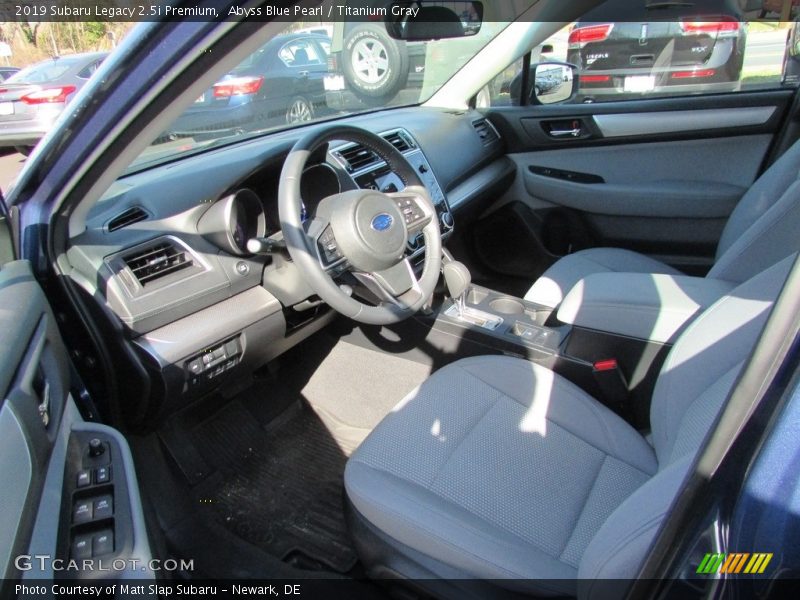 Abyss Blue Pearl / Titanium Gray 2019 Subaru Legacy 2.5i Premium