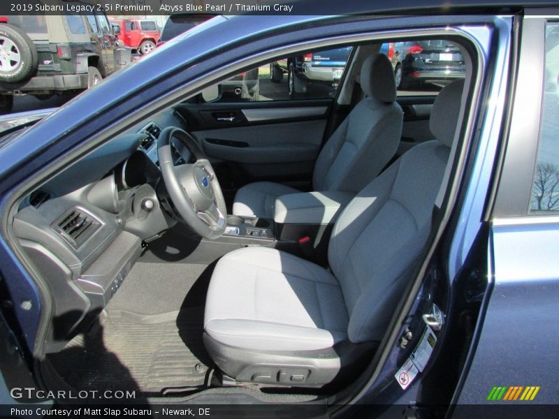 Abyss Blue Pearl / Titanium Gray 2019 Subaru Legacy 2.5i Premium