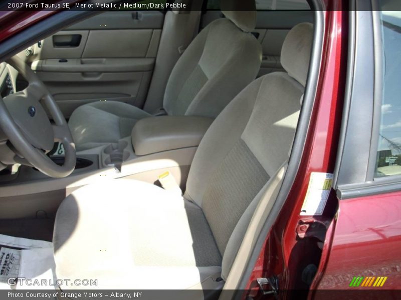 Merlot Metallic / Medium/Dark Pebble 2007 Ford Taurus SE