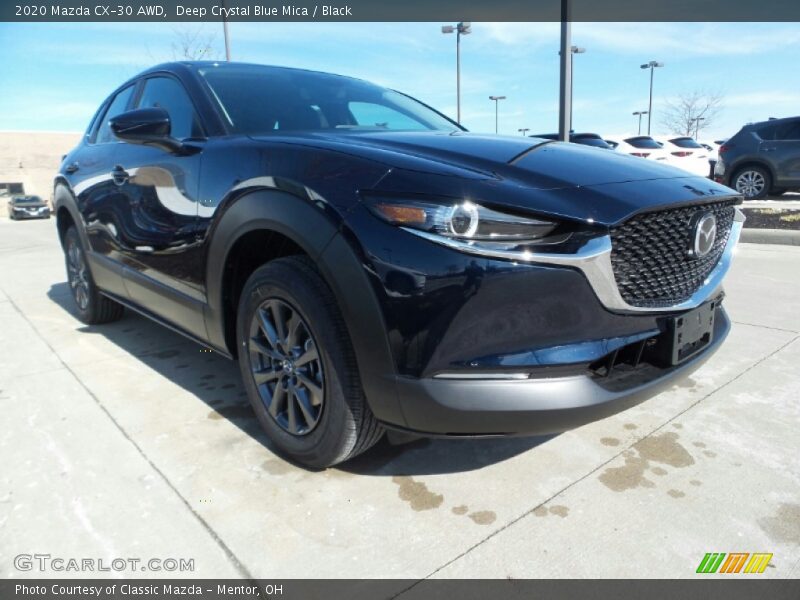 Deep Crystal Blue Mica / Black 2020 Mazda CX-30 AWD