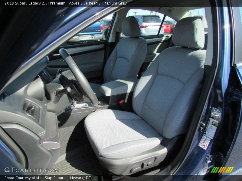 Abyss Blue Pearl / Titanium Gray 2019 Subaru Legacy 2.5i Premium