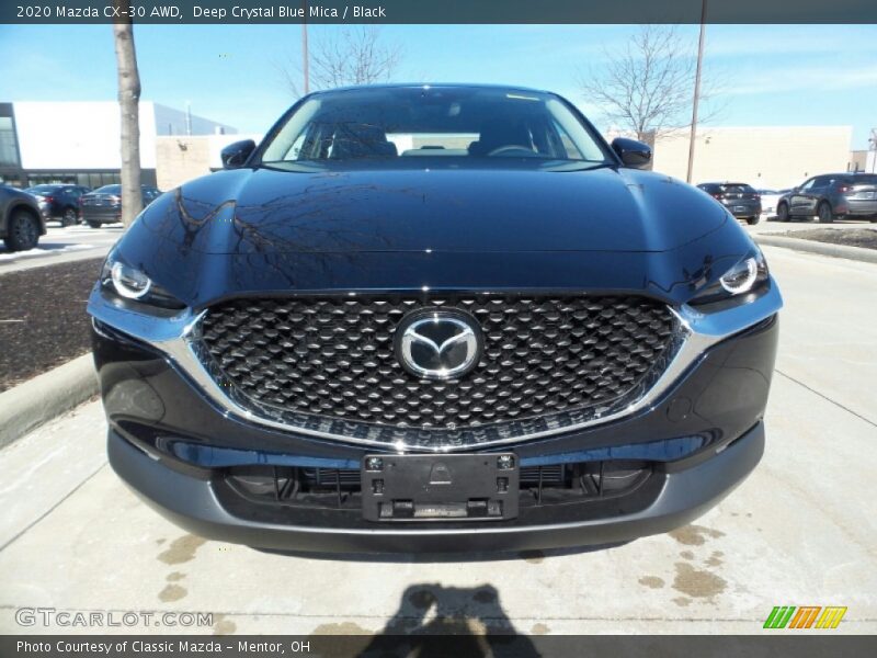 Deep Crystal Blue Mica / Black 2020 Mazda CX-30 AWD
