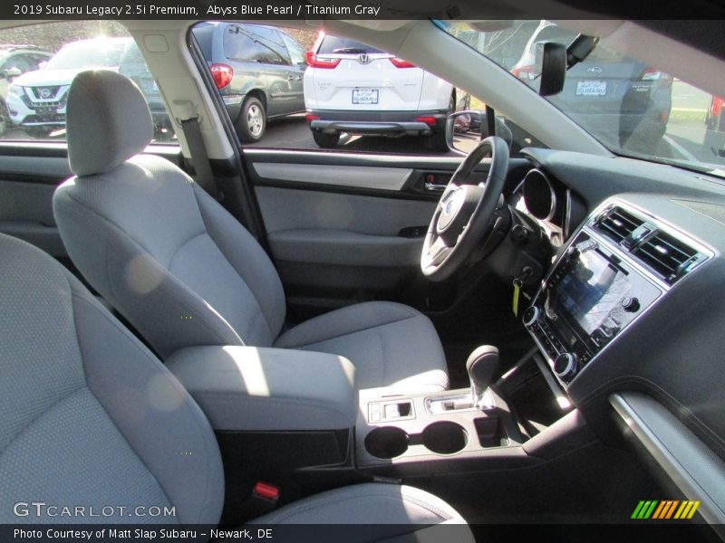 Abyss Blue Pearl / Titanium Gray 2019 Subaru Legacy 2.5i Premium