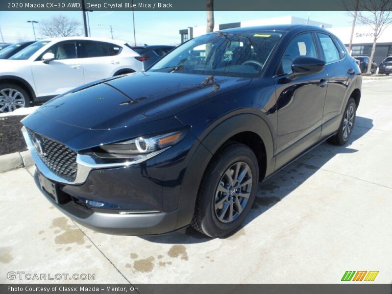 Deep Crystal Blue Mica / Black 2020 Mazda CX-30 AWD