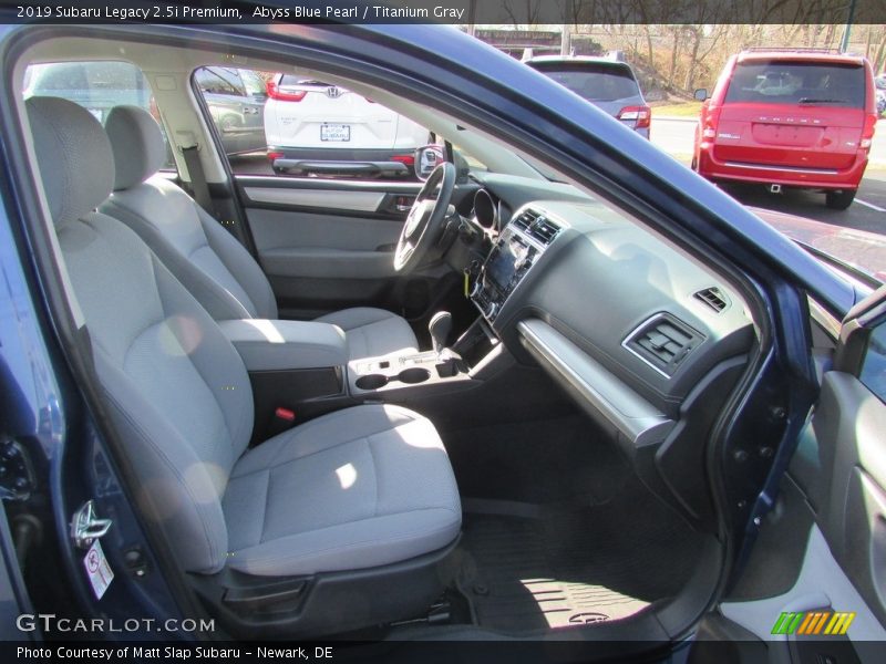 Abyss Blue Pearl / Titanium Gray 2019 Subaru Legacy 2.5i Premium