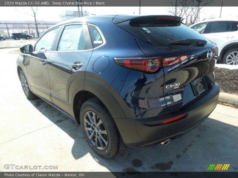 Deep Crystal Blue Mica / Black 2020 Mazda CX-30 AWD