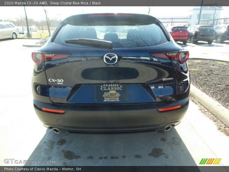 Deep Crystal Blue Mica / Black 2020 Mazda CX-30 AWD
