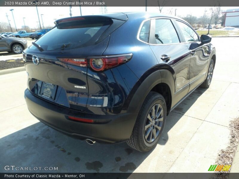 Deep Crystal Blue Mica / Black 2020 Mazda CX-30 AWD