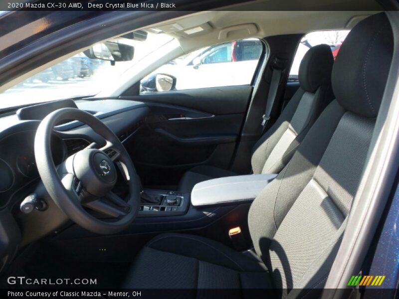 Deep Crystal Blue Mica / Black 2020 Mazda CX-30 AWD