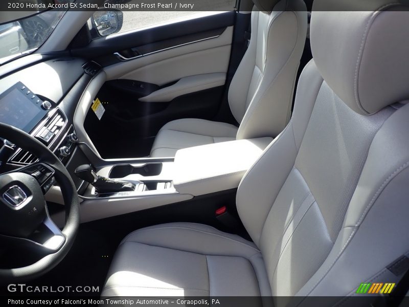 Front Seat of 2020 Accord EX Sedan