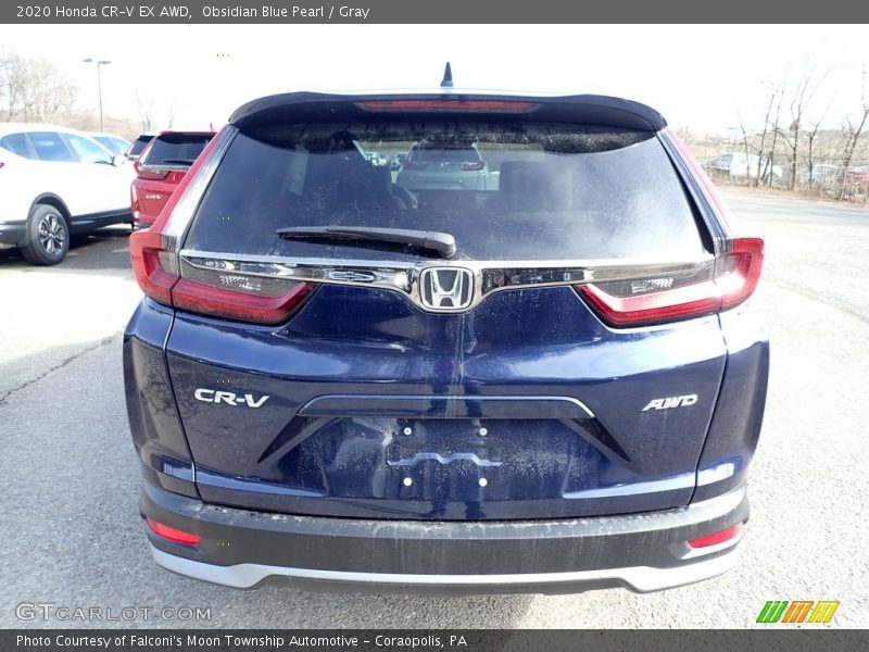 Obsidian Blue Pearl / Gray 2020 Honda CR-V EX AWD