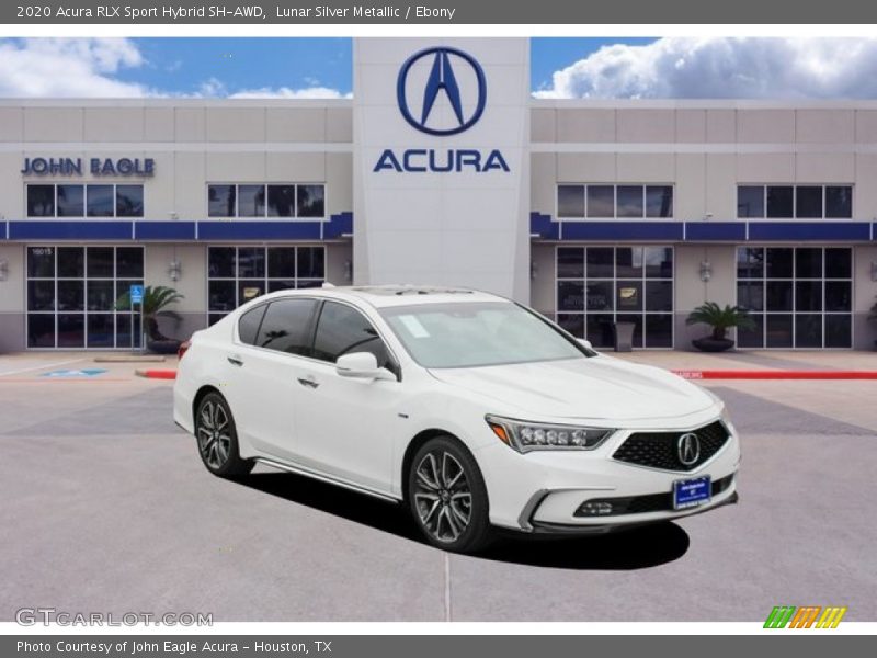 Lunar Silver Metallic / Ebony 2020 Acura RLX Sport Hybrid SH-AWD