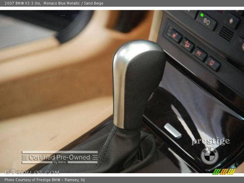 Monaco Blue Metallic / Sand Beige 2007 BMW X3 3.0si