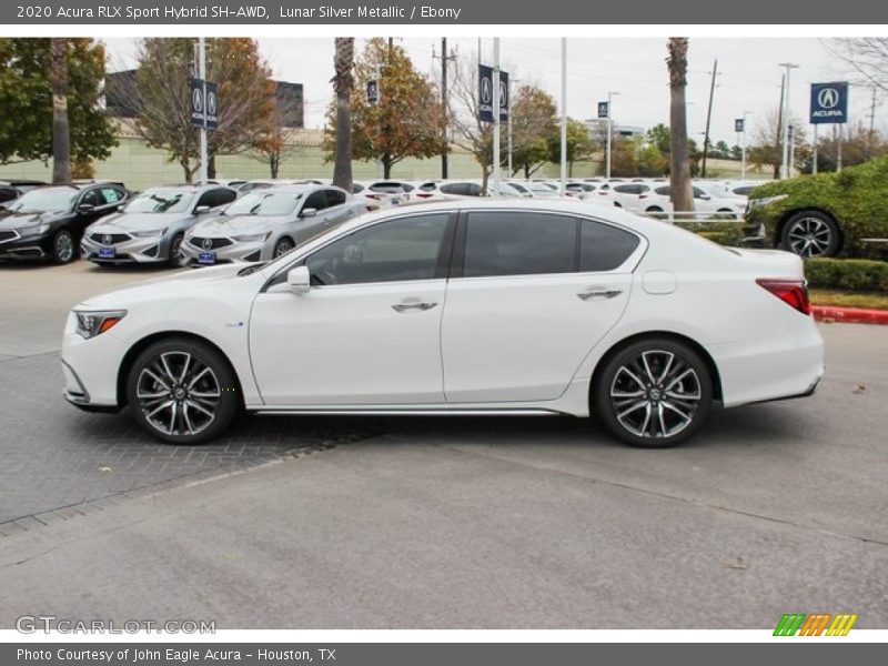 Lunar Silver Metallic / Ebony 2020 Acura RLX Sport Hybrid SH-AWD