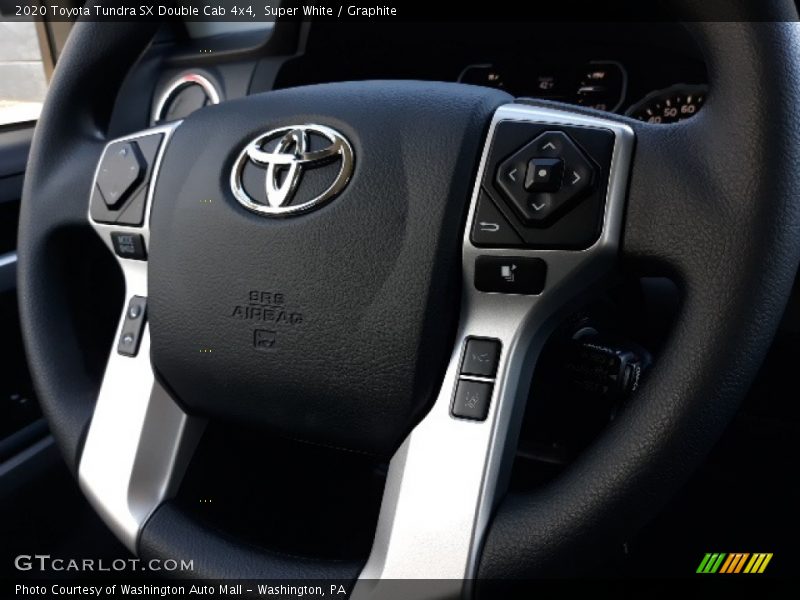 Super White / Graphite 2020 Toyota Tundra SX Double Cab 4x4