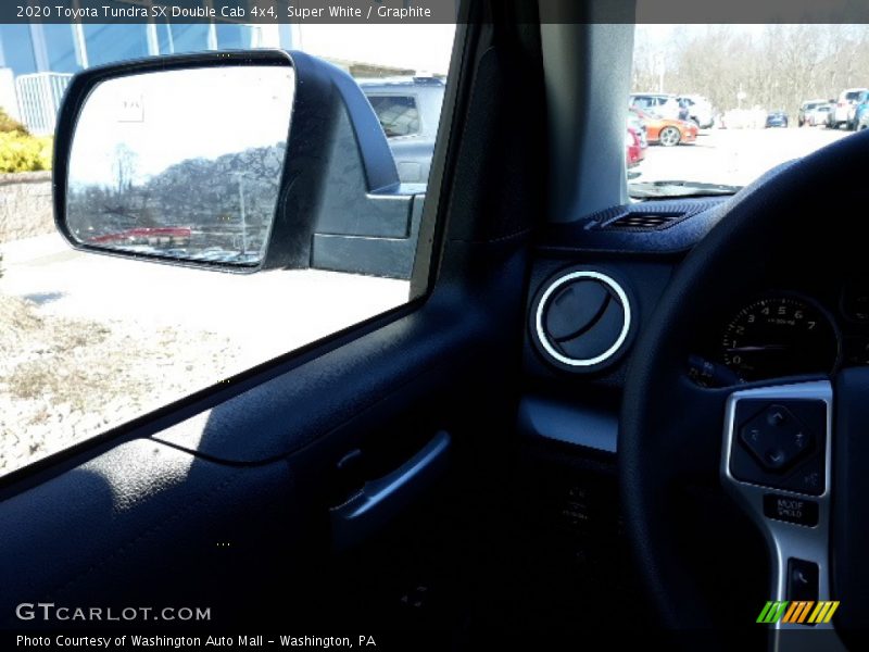 Super White / Graphite 2020 Toyota Tundra SX Double Cab 4x4