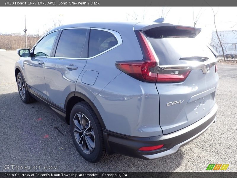 Sonic Gray Pearl / Black 2020 Honda CR-V EX-L AWD