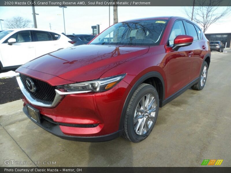 Soul Red Crystal Metallic / Parchment 2020 Mazda CX-5 Grand Touring Reserve AWD