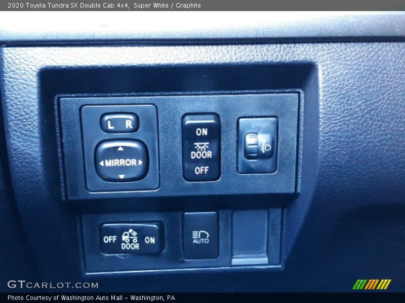 Super White / Graphite 2020 Toyota Tundra SX Double Cab 4x4