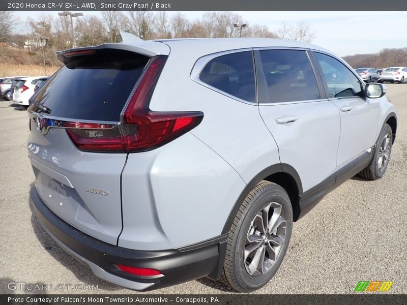 Sonic Gray Pearl / Black 2020 Honda CR-V EX-L AWD