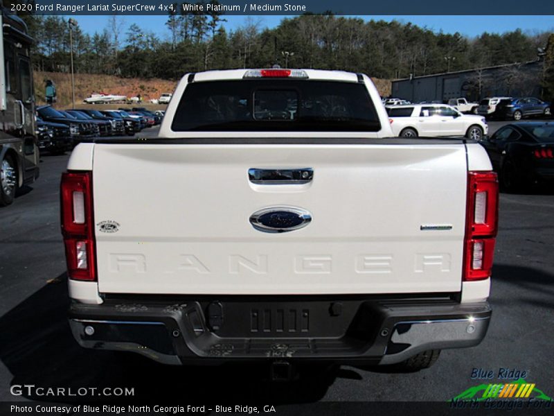 White Platinum / Medium Stone 2020 Ford Ranger Lariat SuperCrew 4x4