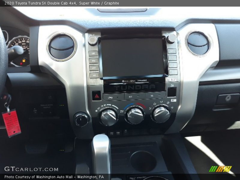 Super White / Graphite 2020 Toyota Tundra SX Double Cab 4x4