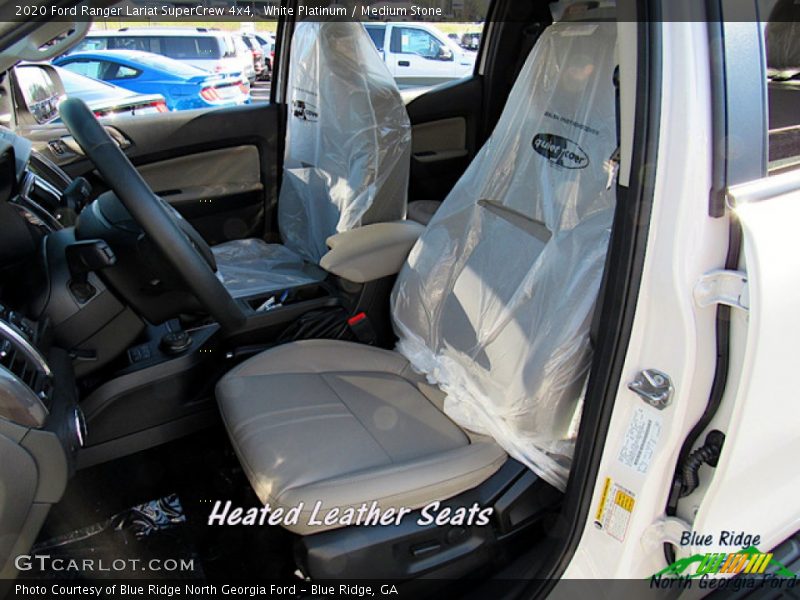 White Platinum / Medium Stone 2020 Ford Ranger Lariat SuperCrew 4x4