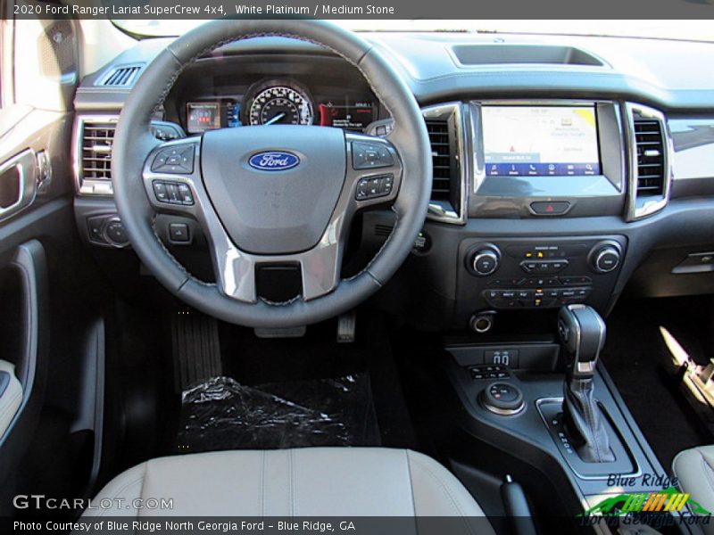 White Platinum / Medium Stone 2020 Ford Ranger Lariat SuperCrew 4x4