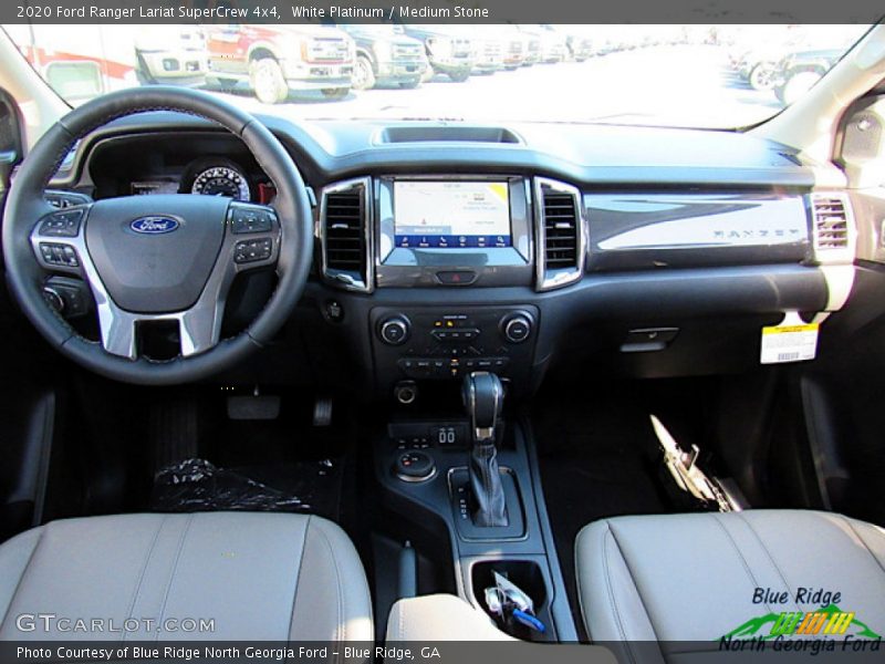 White Platinum / Medium Stone 2020 Ford Ranger Lariat SuperCrew 4x4