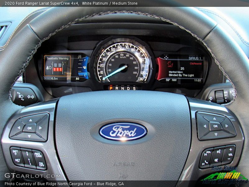White Platinum / Medium Stone 2020 Ford Ranger Lariat SuperCrew 4x4