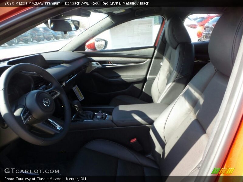 Soul Red Crystal Metallic / Black 2020 Mazda MAZDA3 Premium Hatchback AWD